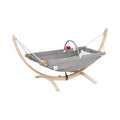 Berceau hamac en bois naturel pour bébé – Avec matelas 100 % coton