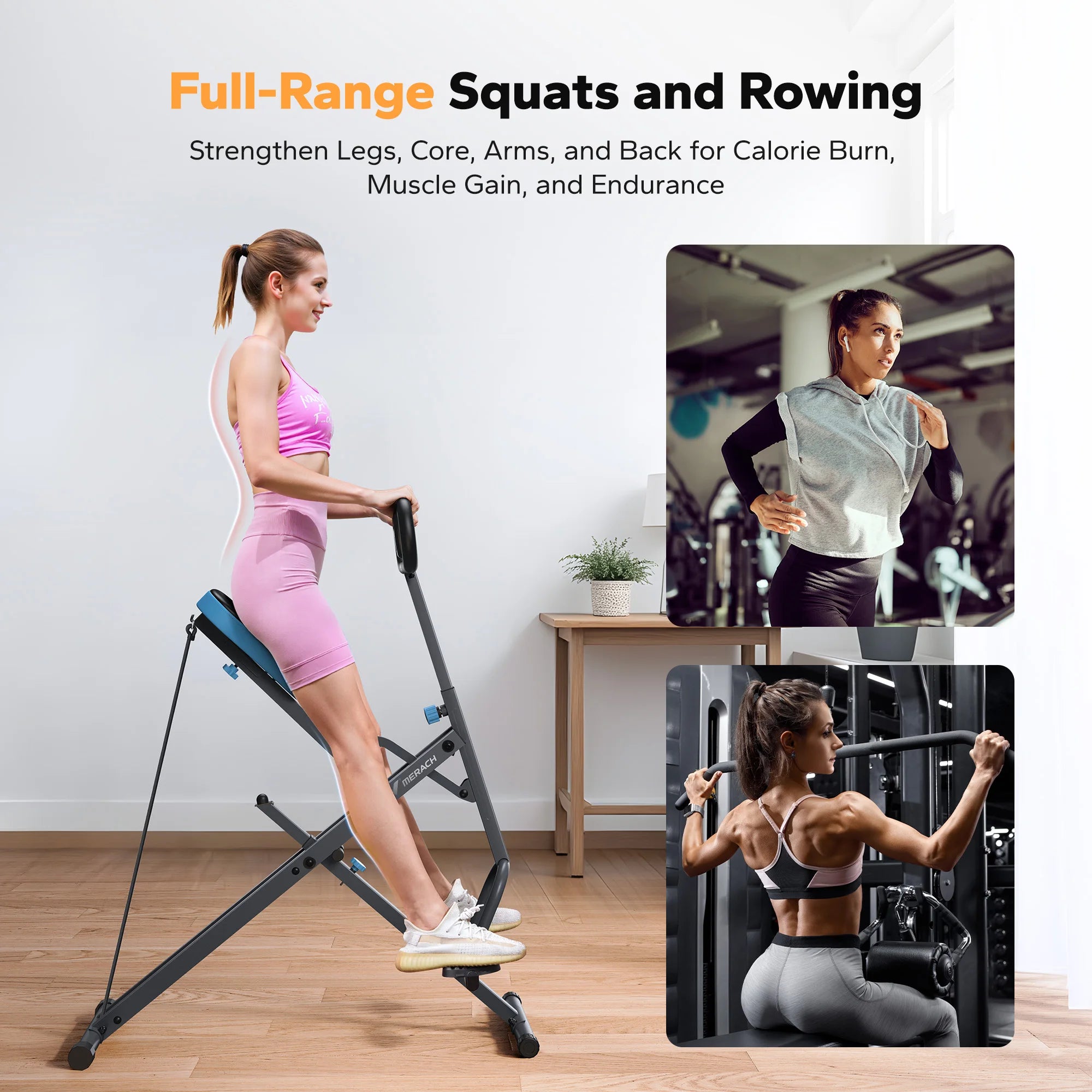 🏋️ Machine à Squat 2-en-1 MERACH R07