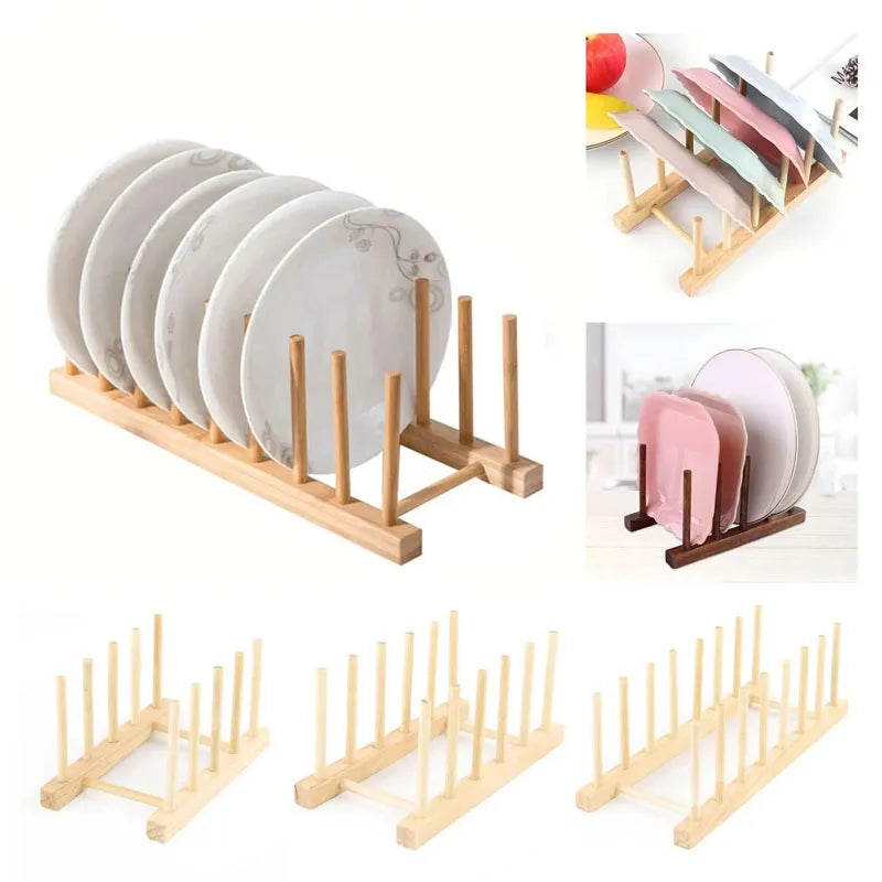 Égouttoir à vaisselle en bois – Support de séchage multifonction
