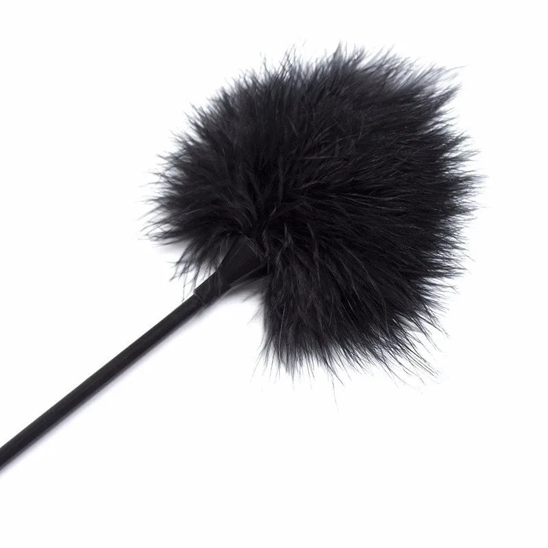 Plume sensorielle avec manche – Accessoire pour couples 27 cm | NightKiss