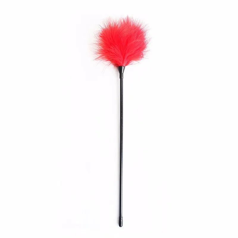 Plume sensorielle avec manche – Accessoire pour couples 27 cm | NightKiss