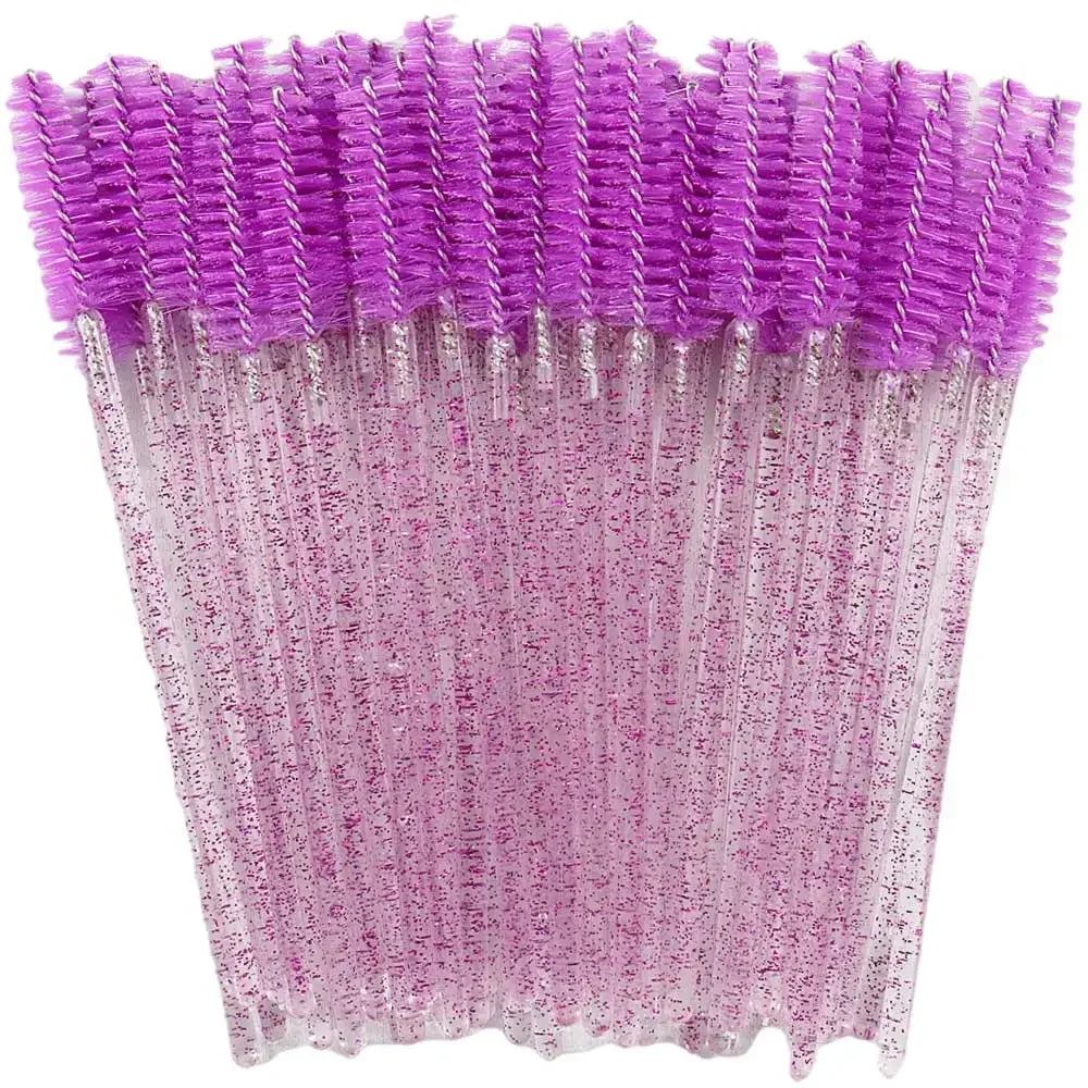 Lot de 50 brosses jetables pour cils et sourcils