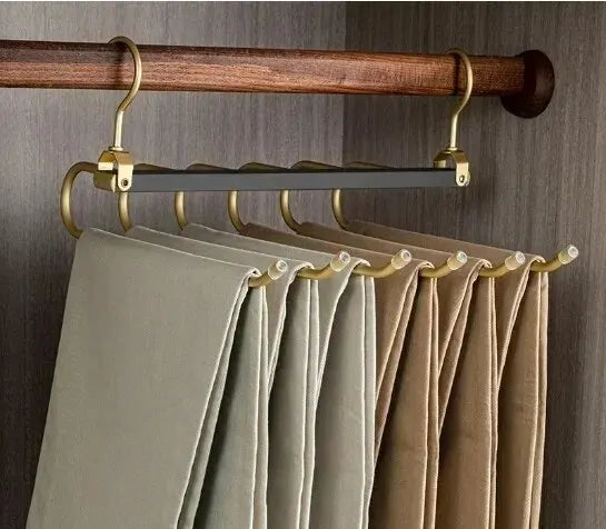 👖 Cintre 6 en 1 pour pantalons – Organisateur gain de place
