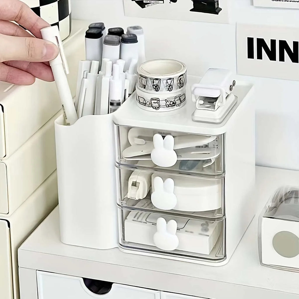 🗂️ Mini organisateur de bureau avec tiroirs