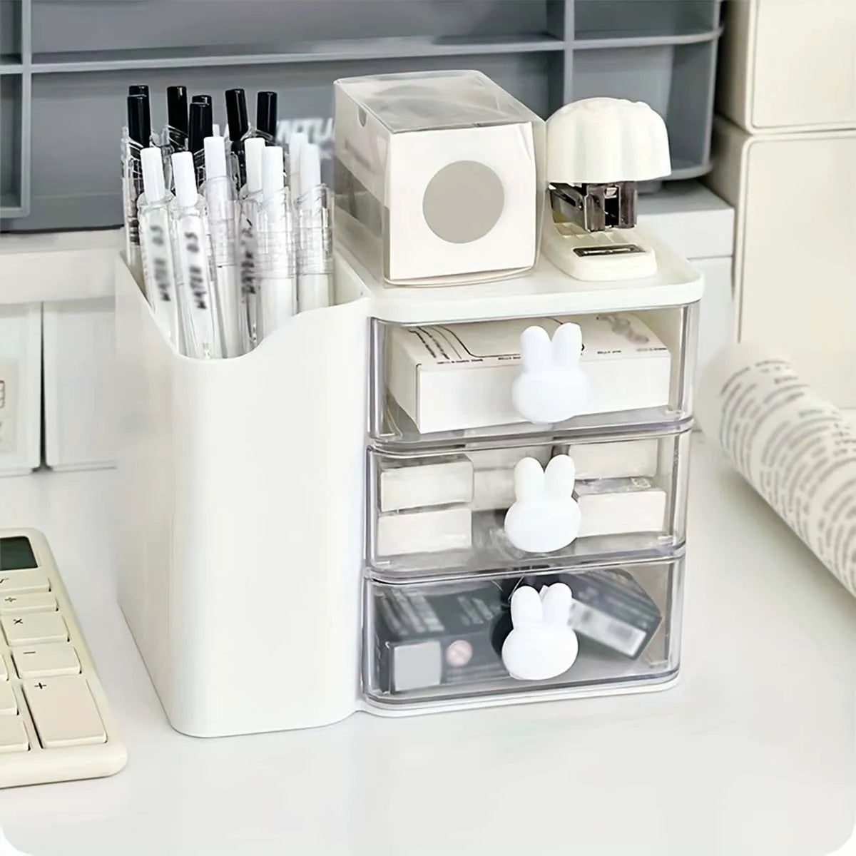 🗂️ Mini organisateur de bureau avec tiroirs