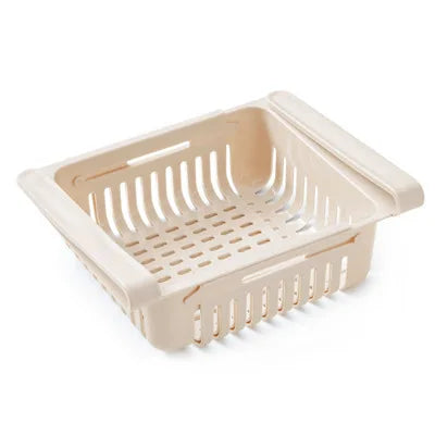 Organisateur suspendu de cuisine, boîte de rangement d'œufs et de fruits pour réfrigérateur, paniers à tiroirs, accessoires de cuisine, étagère d'organisation pour réfrigérateur