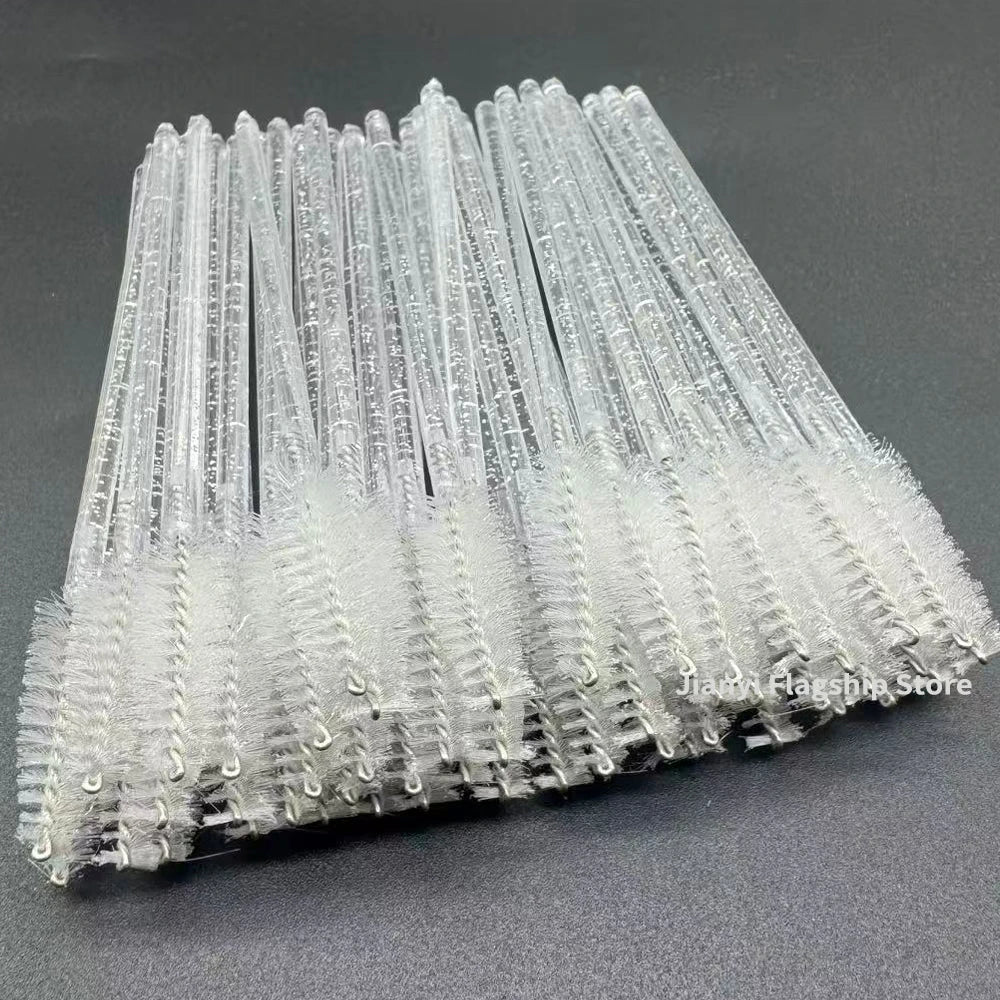 Lot de 50 brosses jetables pour cils et sourcils