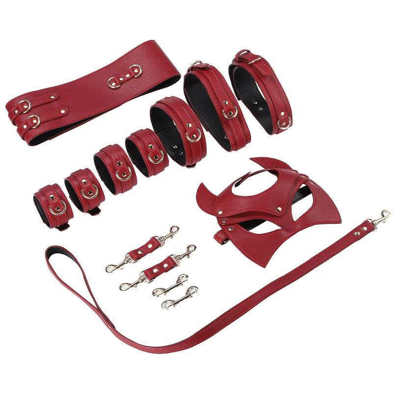 Kit d’accessoires en cuir pour adultes – Ensemble complet