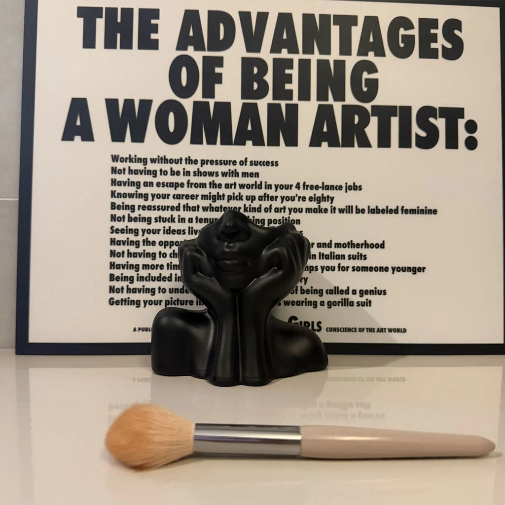 Pot à pinceaux de maquillage – Organisateur visage design