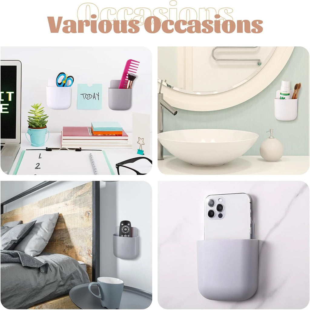 📺 Support mural multifonction pour télécommande et accessoires