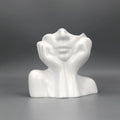 Pot à pinceaux de maquillage – Organisateur visage design