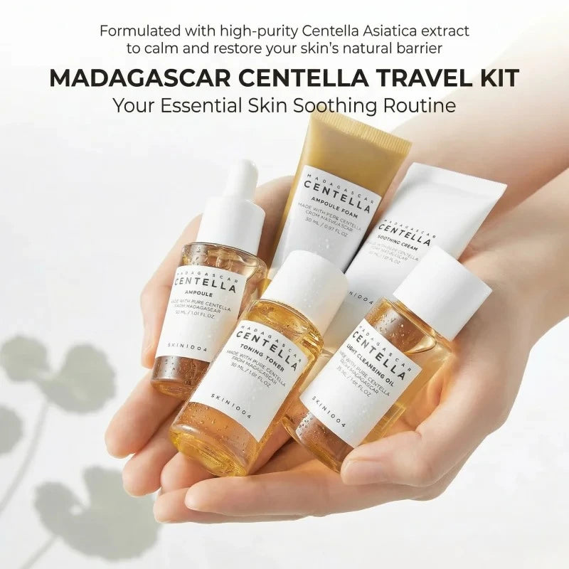 Kit découverte skincare coréenne Centella – 5 soins essentiels