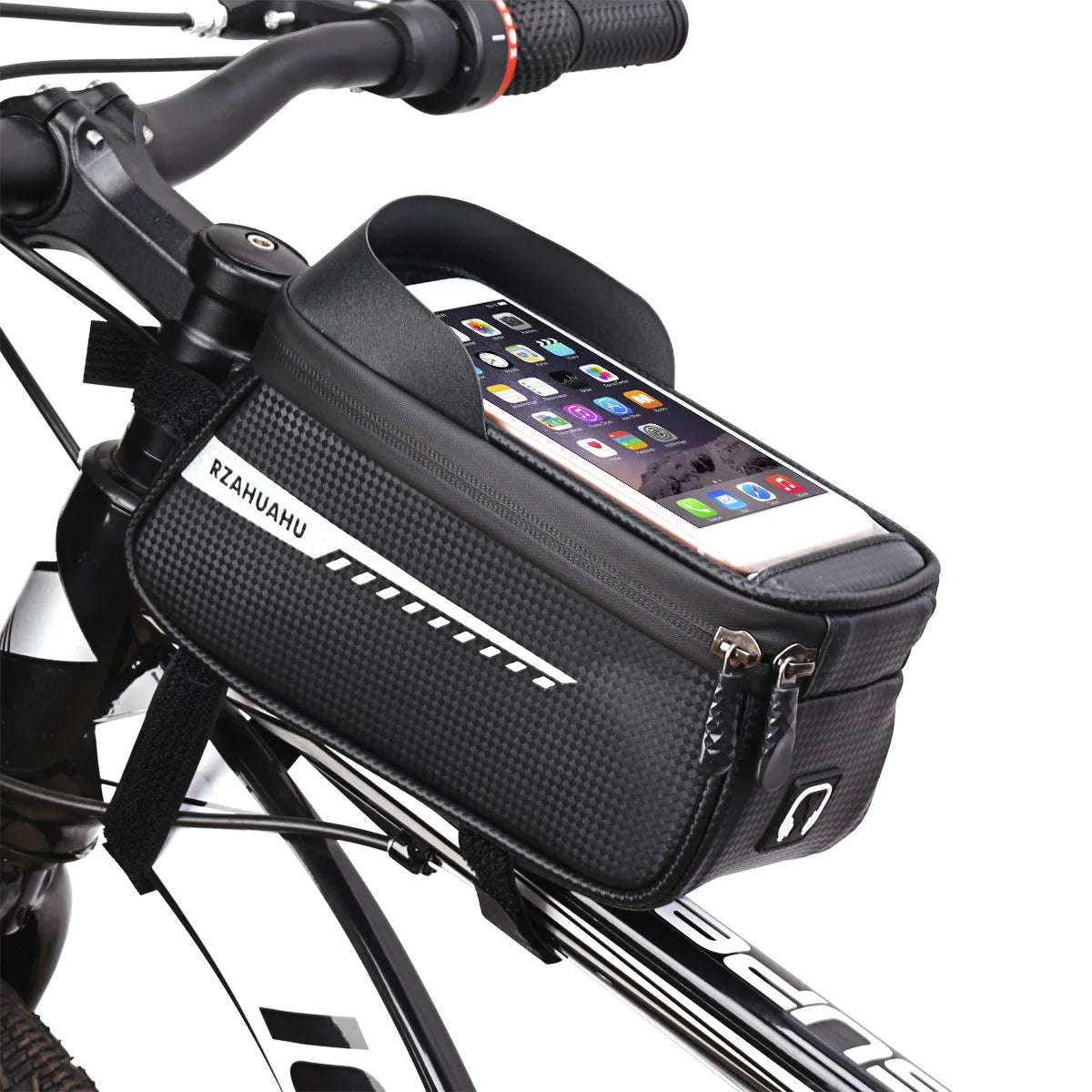 🚴 Sacoche de Cadre Étanche pour Vélo avec Support Smartphone