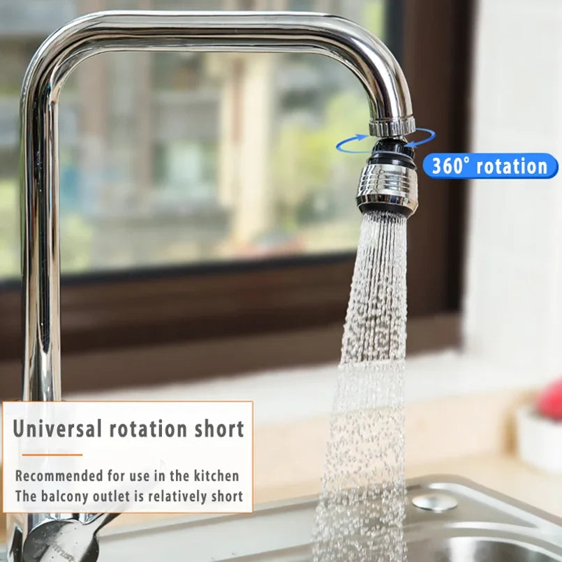 Rallonge de robinet de cuisine orientable 360° – Économiseur d'eau