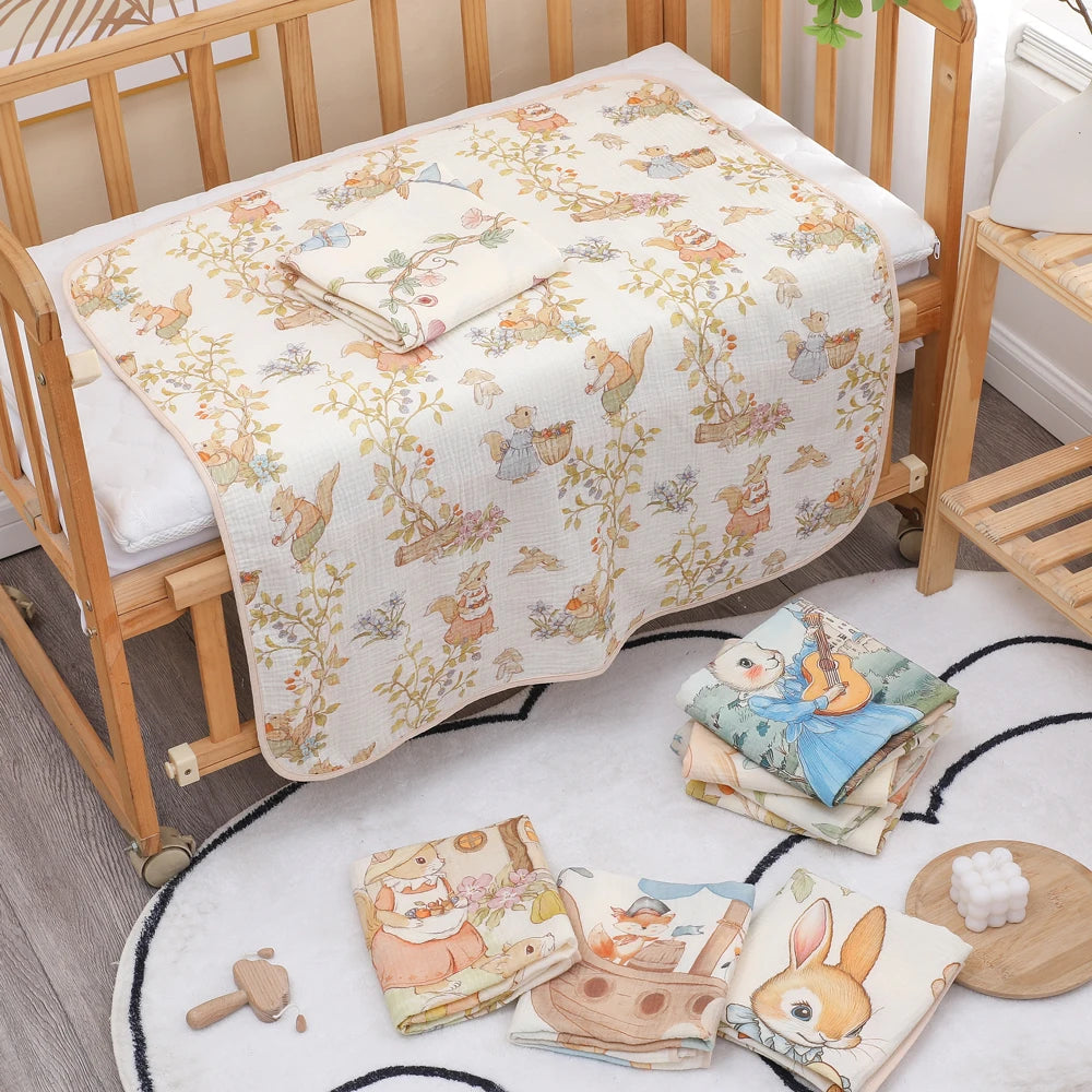 🛁 Serviette de Bain Bébé en Coton & Fibre de Bambou
