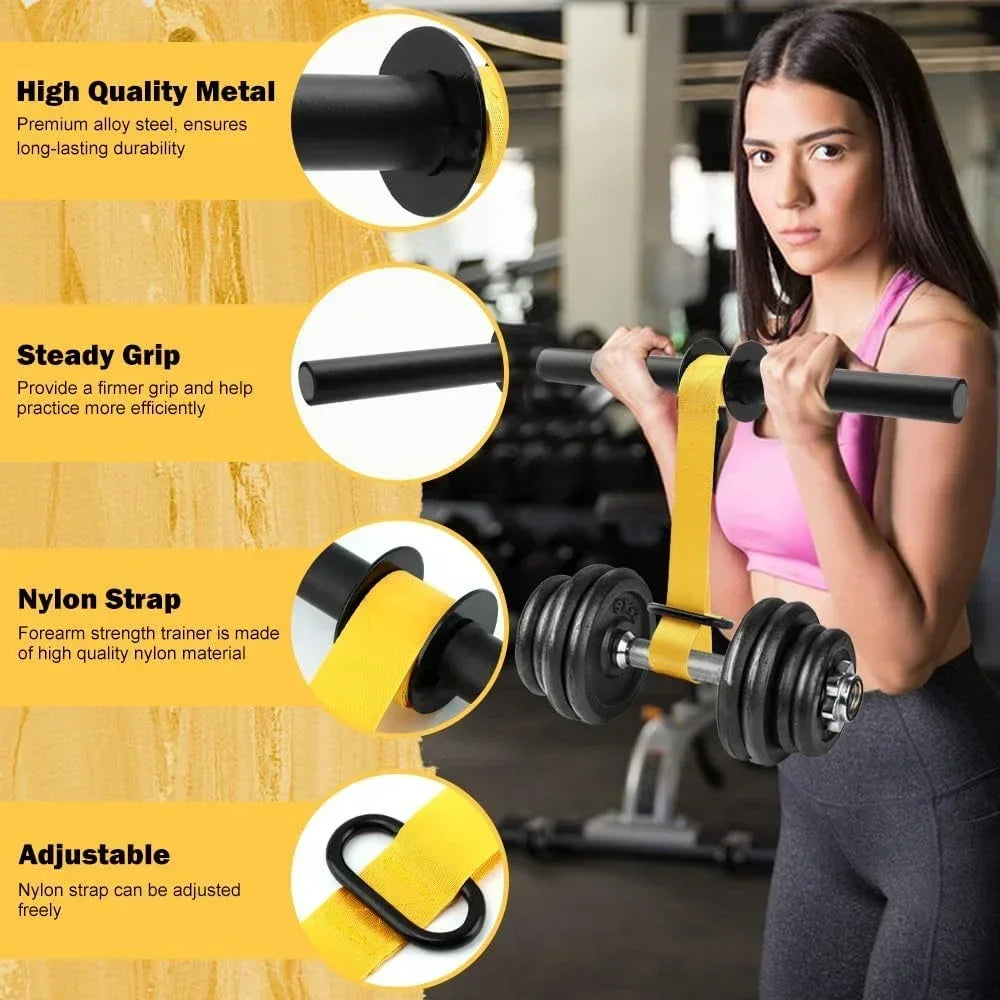 💪 Rouleau de Musculation pour Avant-Bras Réglable