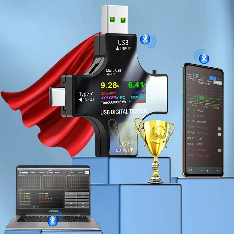 Testeur USB numérique ATORCH J7-C – Analyseur de tension et de courant