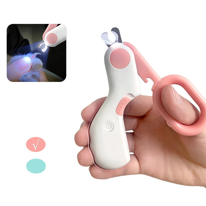 Coupe-ongles LED pour chien et chat – Sécurité et précision