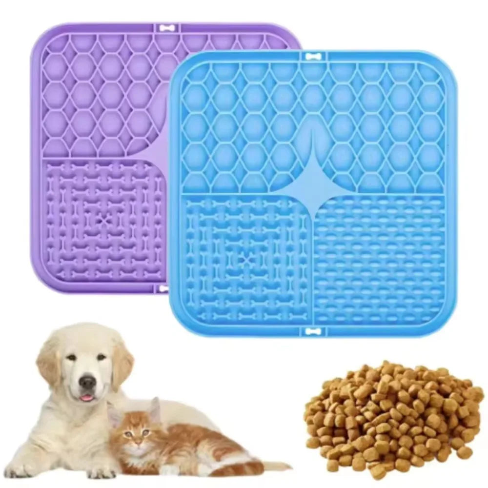 Tapis à lécher en silicone – Alimentation lente & Occupation