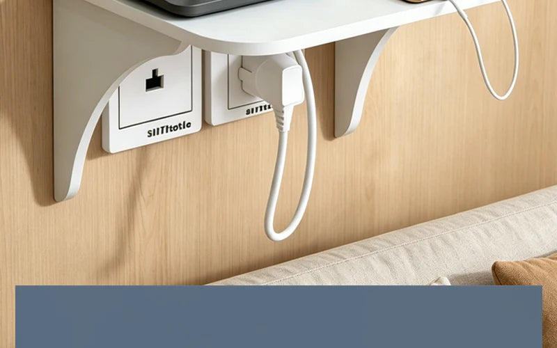 📡 Étagère murale sans perçage pour routeur Wi-Fi et accessoires