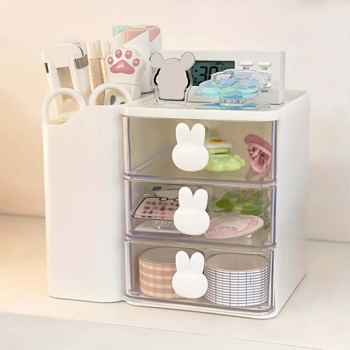 🗂️ Mini organisateur de bureau avec tiroirs