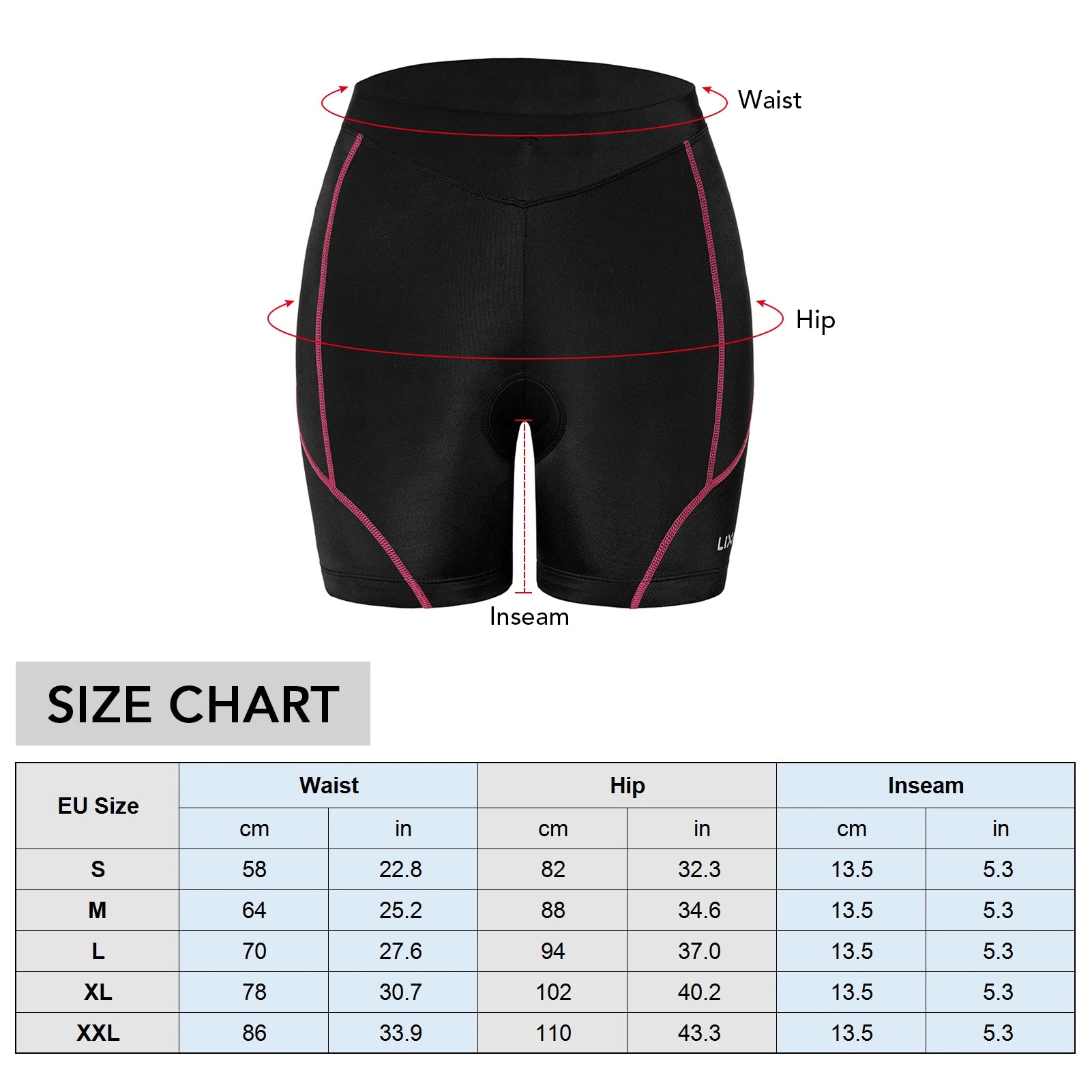 🚴 Short de Cyclisme Femme Rembourré 3D