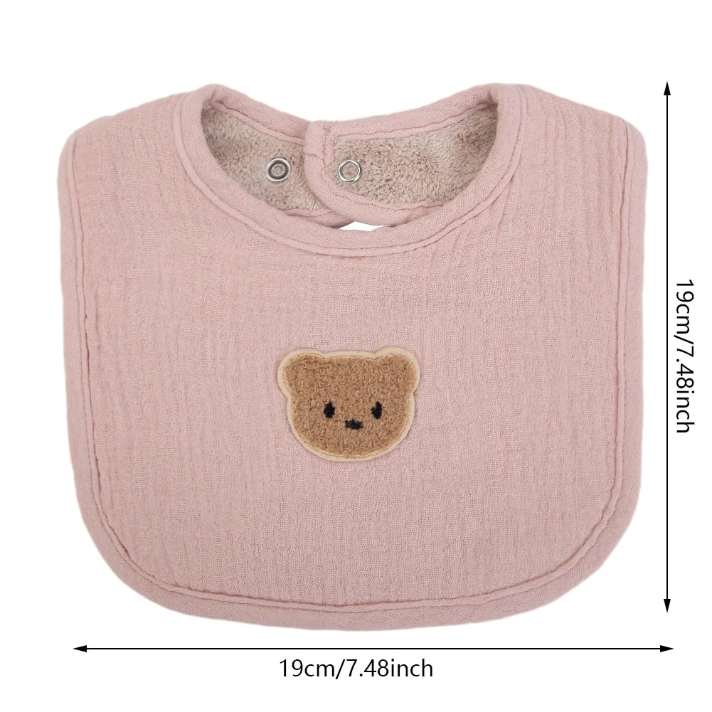 Bavoir 3-en-1 pour Bébé – Coton Doux