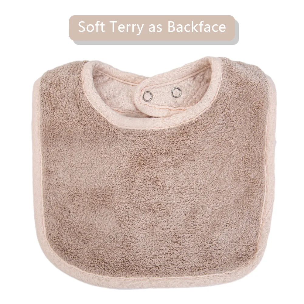 Bavoir 3-en-1 pour Bébé – Coton Doux
