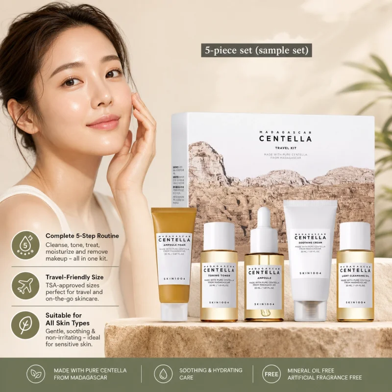 Kit découverte skincare coréenne Centella – 5 soins essentiels
