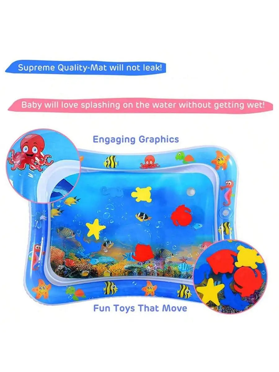 Tapis d'éveil aquatique gonflable pour bébé