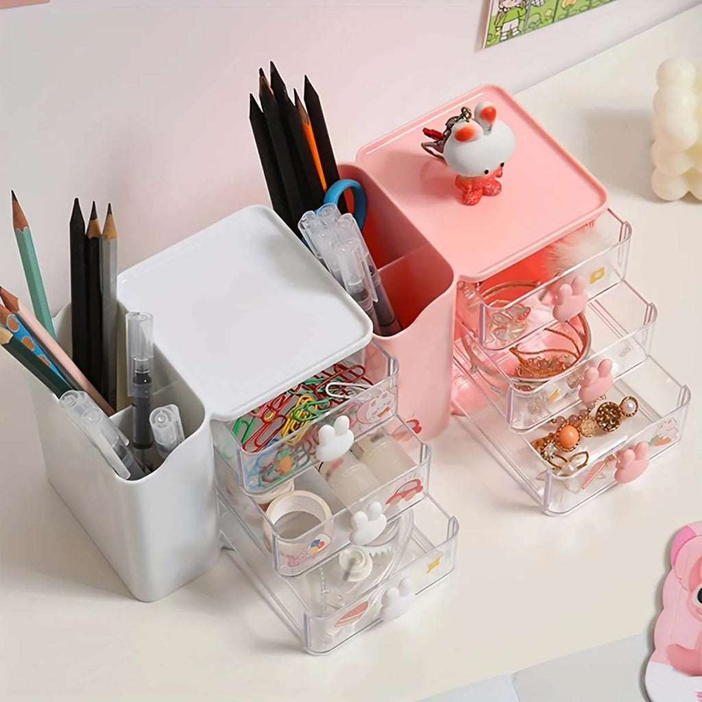 🗂️ Mini organisateur de bureau avec tiroirs