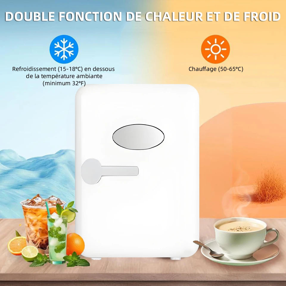 Mini réfrigérateur portable 4 L – Chauffe & Refroidit