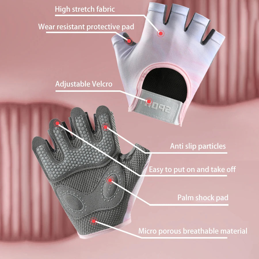 🚴 Gants de Cyclisme Demi-Doigts Respirants