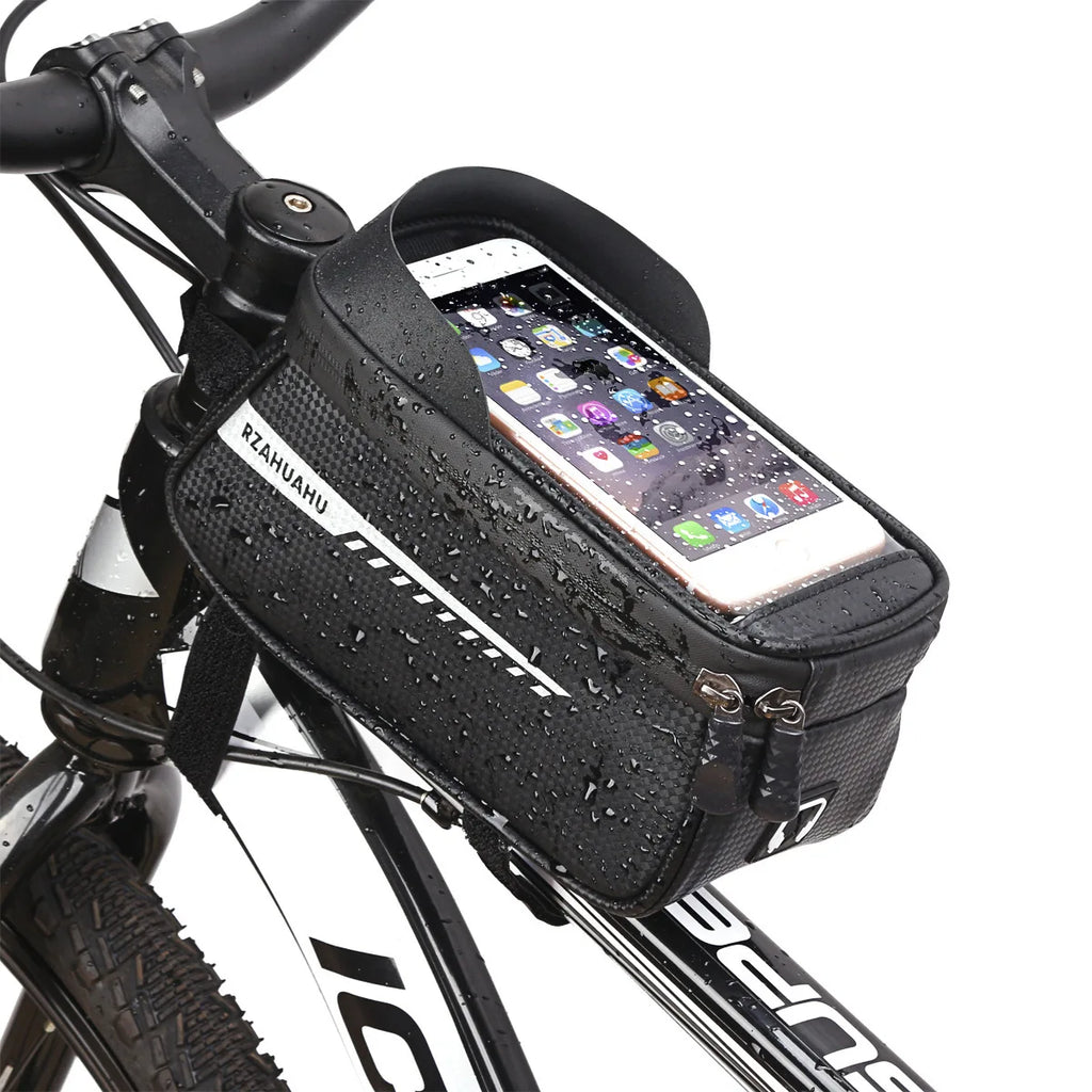 🚴 Sacoche de Cadre Étanche pour Vélo avec Support Smartphone