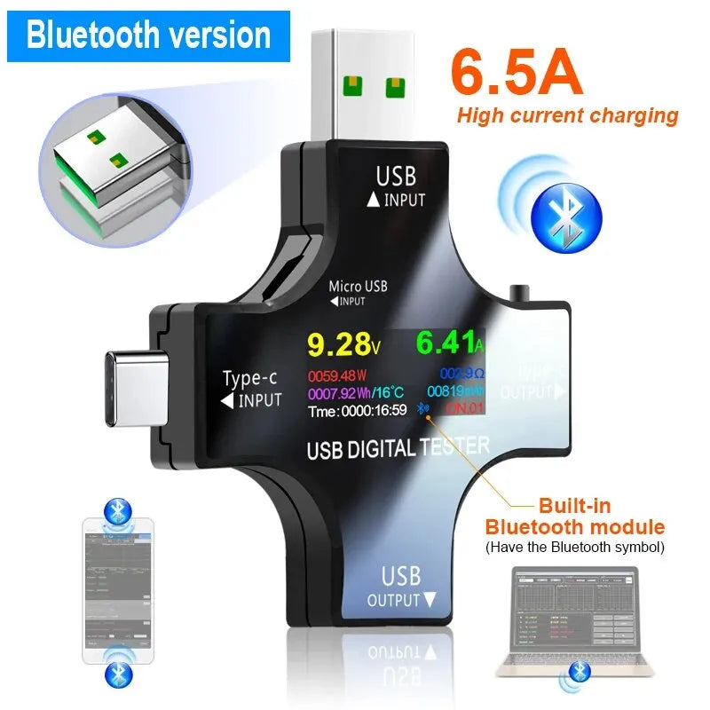 Testeur USB numérique ATORCH J7-C – Analyseur de tension et de courant