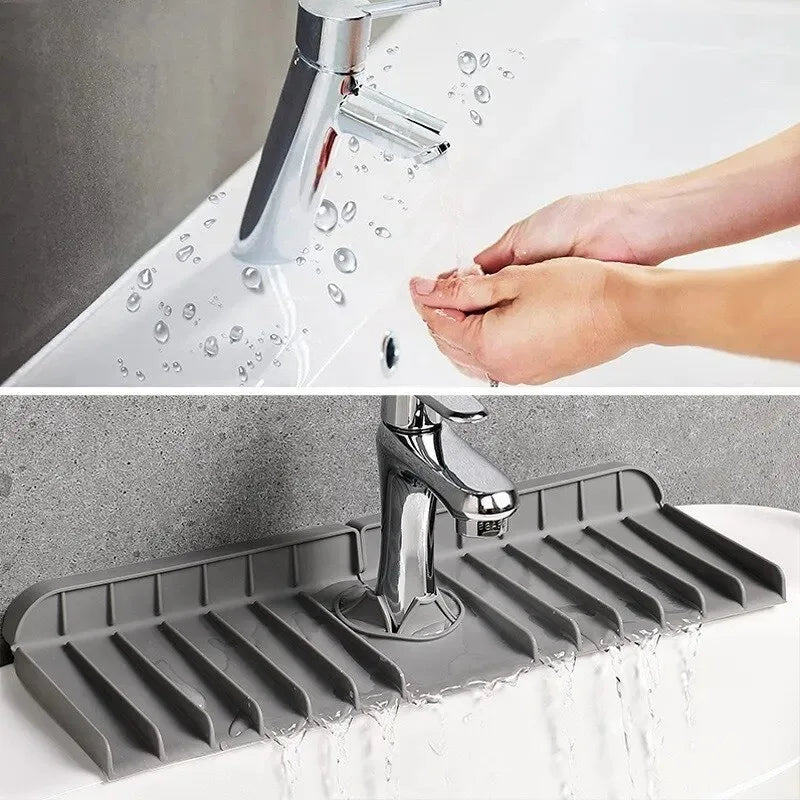 Tapis de robinet en silicone – Égouttoir et protège-évier