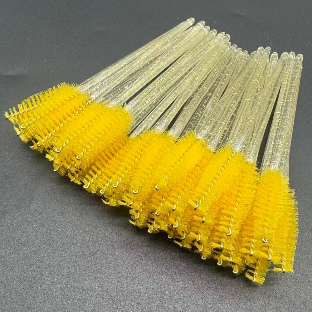 Lot de 50 brosses jetables pour cils et sourcils