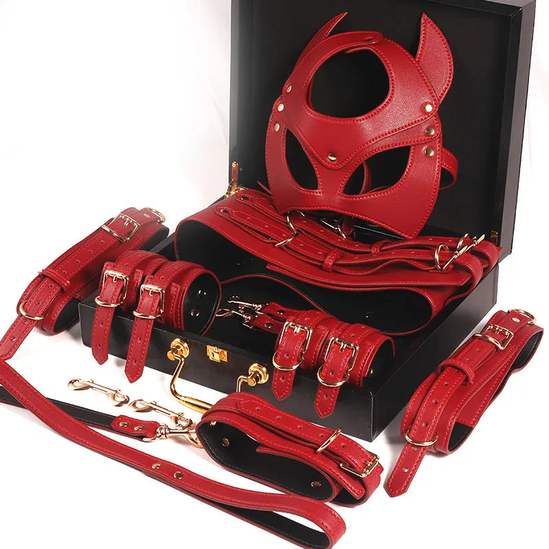 Kit d’accessoires en cuir pour adultes – Ensemble complet