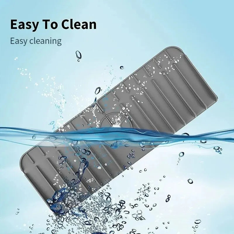 Tapis de robinet en silicone – Égouttoir et protège-évier