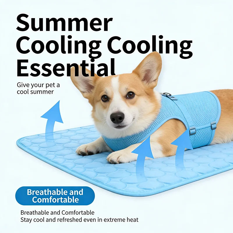 Tapis rafraîchissant pour chien et chat – Confort d'été