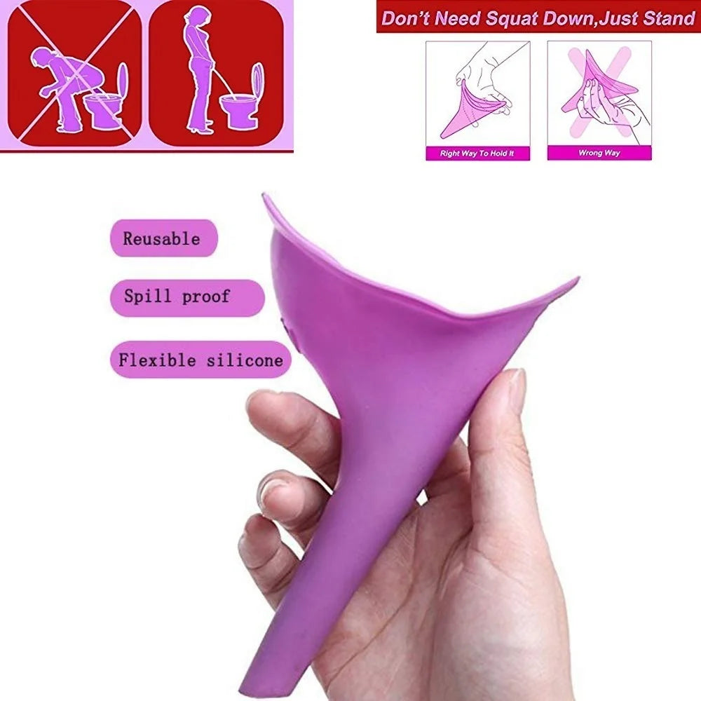 🚺 Entonnoir Urinaire Réutilisable pour Femme