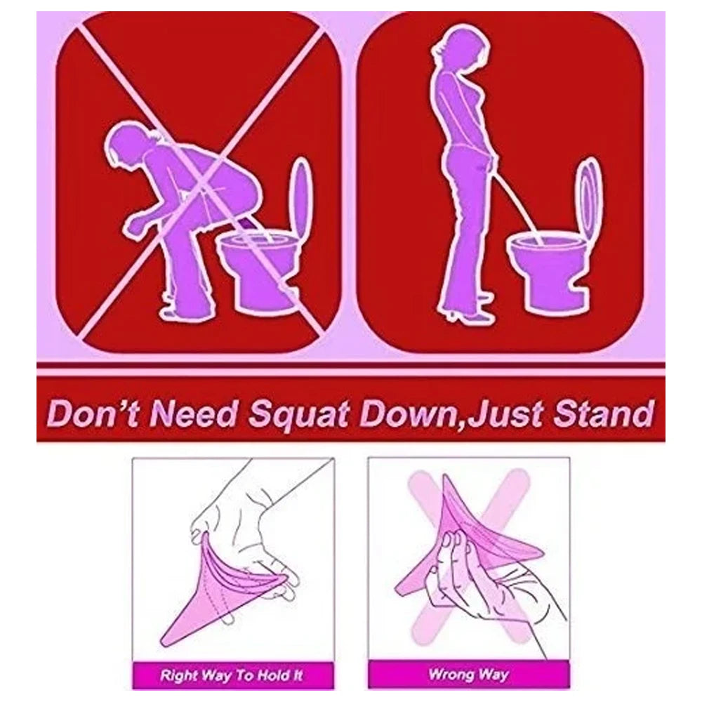 🚺 Entonnoir Urinaire Réutilisable pour Femme