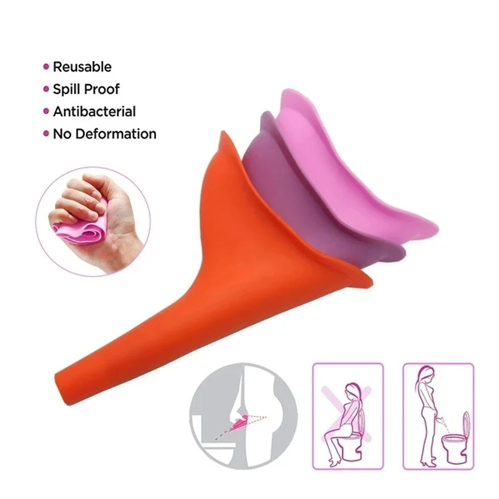 🚺 Entonnoir Urinaire Réutilisable pour Femme