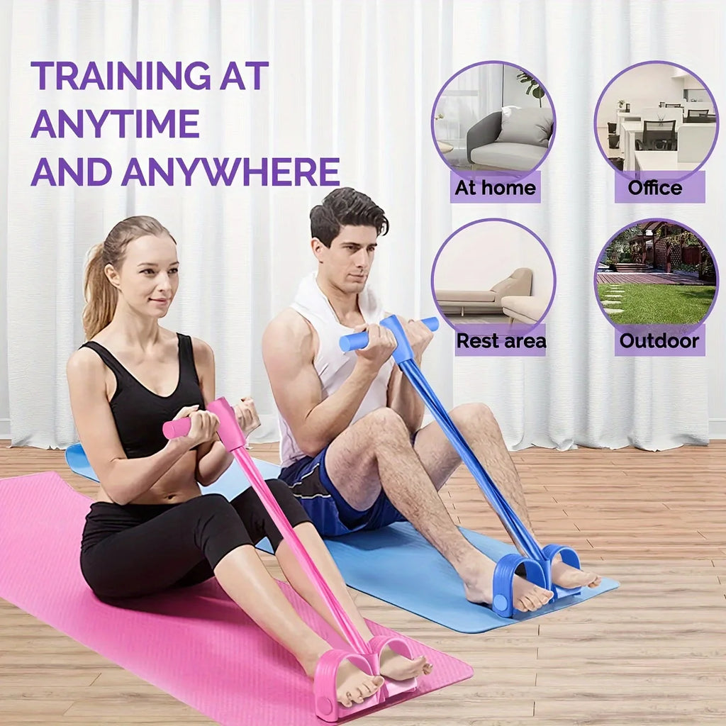 Élastique de musculation avec pédales – Fitness & Yoga