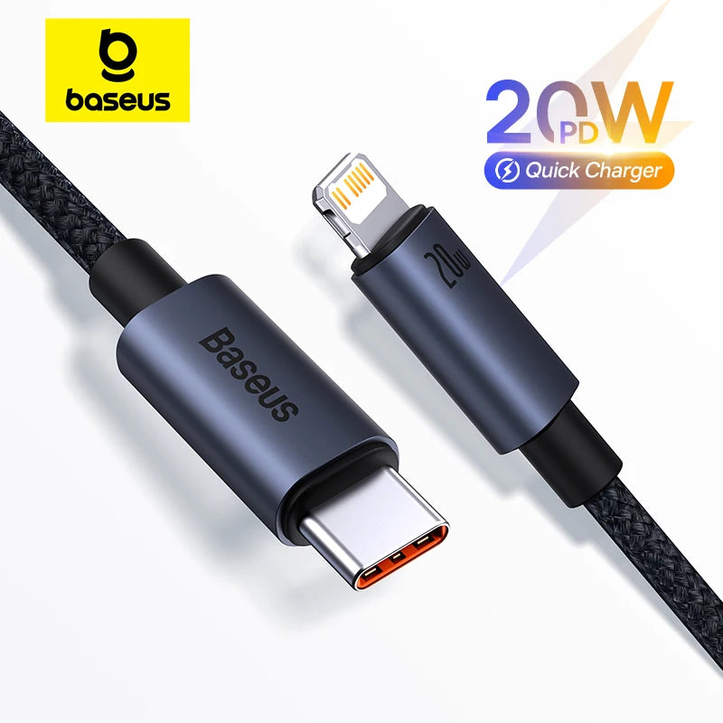 Câble USB-C BASEUS 20W – Charge rapide & Synchronisation
