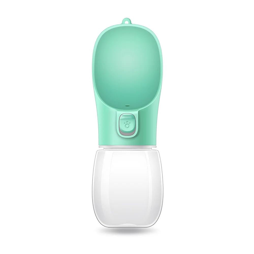 Bouteille d'eau portable pour chien avec gamelle intégrée