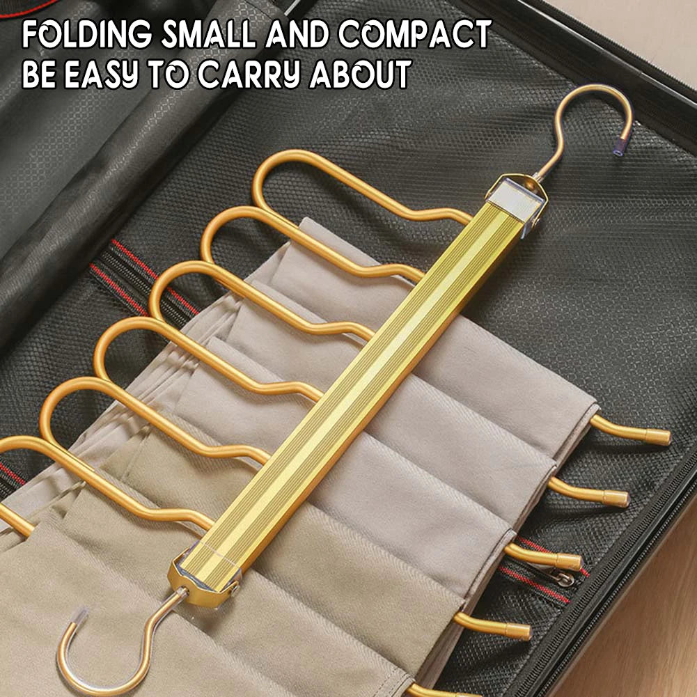 👖 Cintre 6 en 1 pour pantalons – Organisateur gain de place