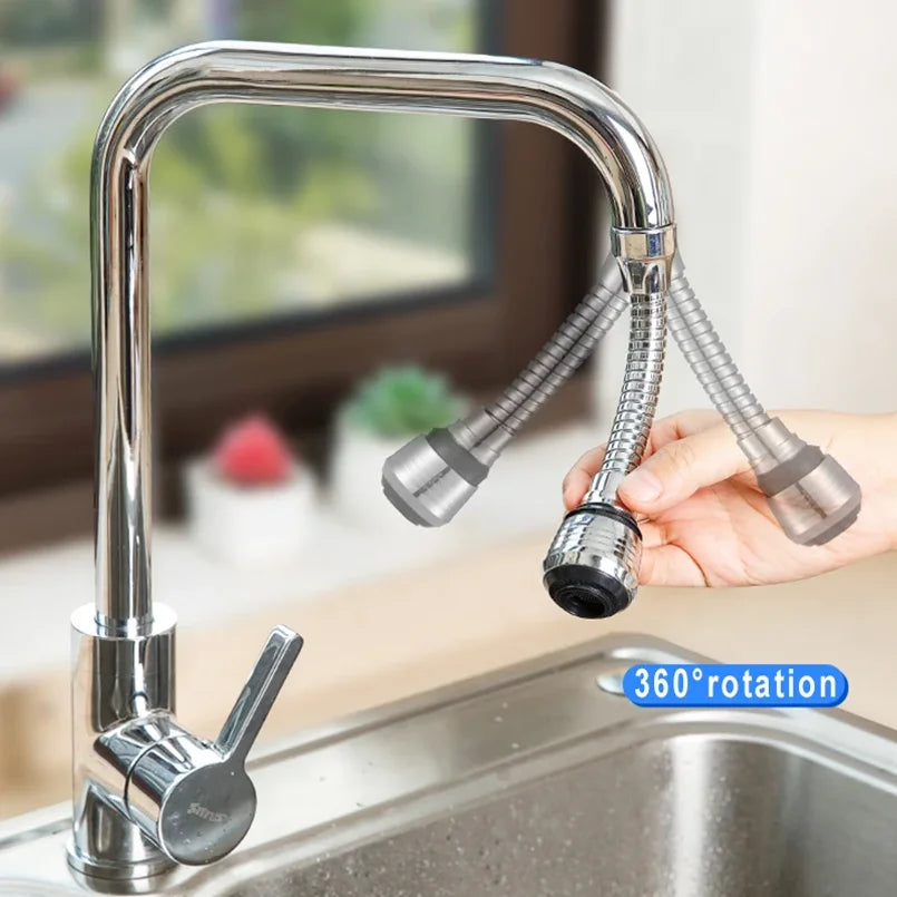 Rallonge de robinet de cuisine orientable 360° – Économiseur d'eau