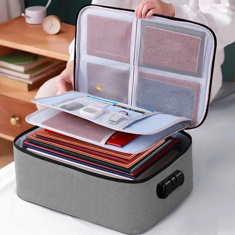 💼 Sac Organisateur de Documents avec Verrou à Code
