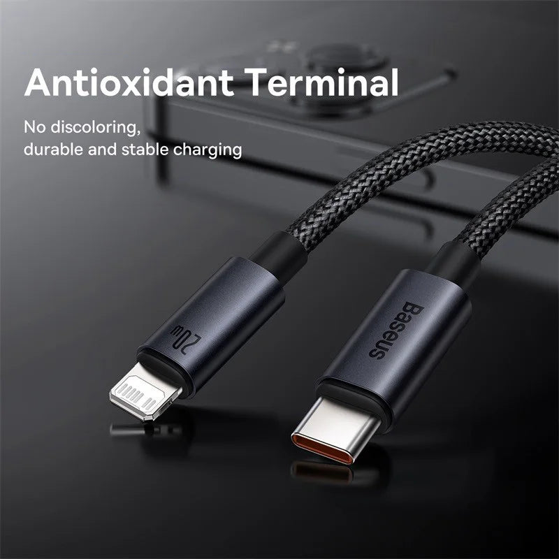 Câble USB-C BASEUS 20W – Charge rapide & Synchronisation